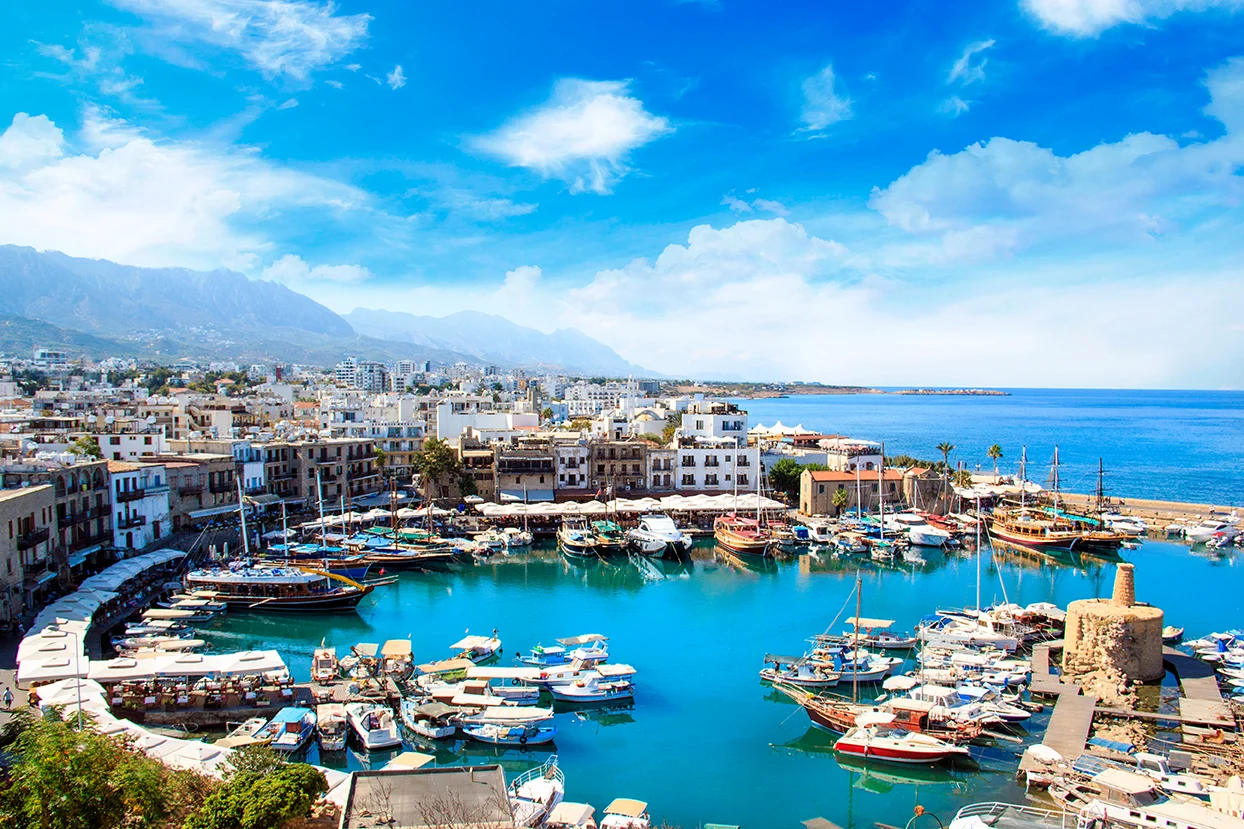 Kyrenia harbour before renovation